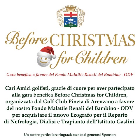 “Before Christmas for Children” 18 novembre 2024